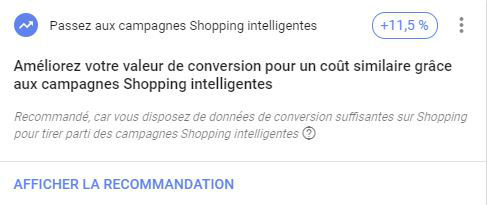 recommandations google ads campagnes automatiques