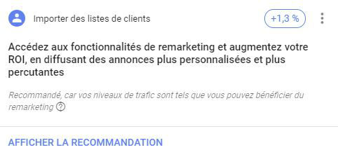 recommandation google ads mots cles et ciblage